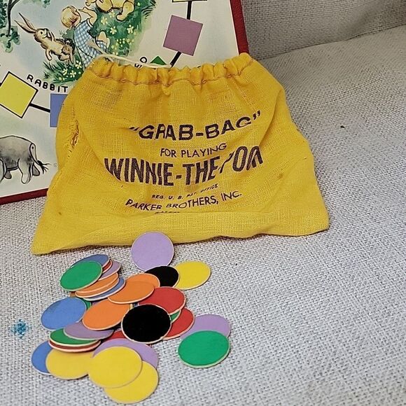 WINNIE THE POOH 1959 Board Game COMPLETE PARKER BROTHERS Vtg Disney Complete - Picture 4 of 10
